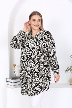 تونیک حجاب مشکی زنانه ویسکون volkitolki - کد 858289535