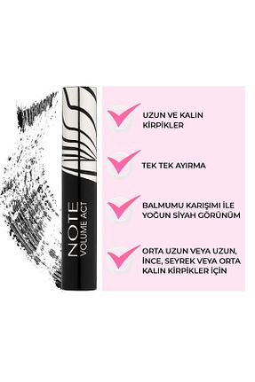 ریمل مشکی سایز اورجینال Note Cosmetics - کد 576892