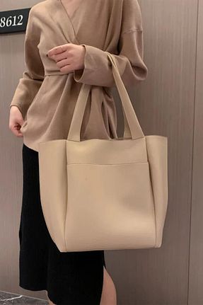 کیف دوشی بژ زنانه چرم مصنوعی BAHELS - کد 858331185
