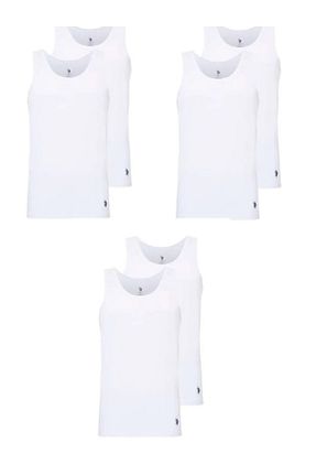 رکابی سفید مردانه %100 پنبه U.S. Polo Assn. - کد 823796783