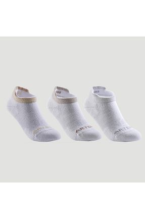 جوراب اسپرت سفید بچه گانه پنبه ای Decathlon - کد 380456070