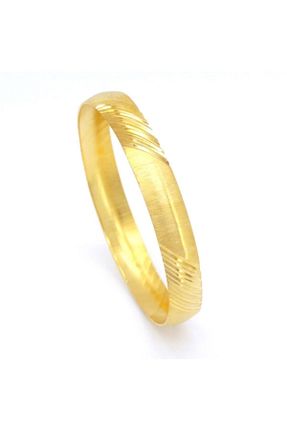 دستبند استیل (فولاد) طلائی زنانه روکش طلا FerizZ - کد 253695879