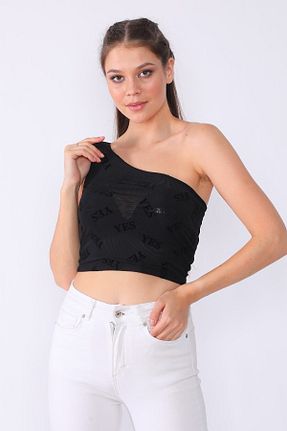 بلوز مشکی زنانه ساده PodiumStar - کد 43587842