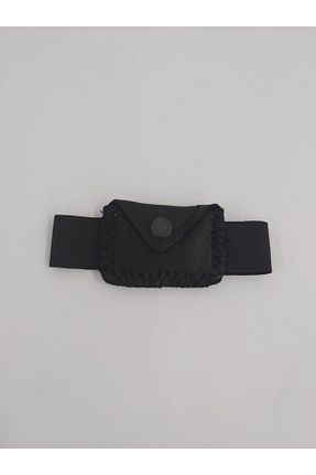 گردنبند جواهر مشکی زنانه چرم kanaviçe - کد 69482036