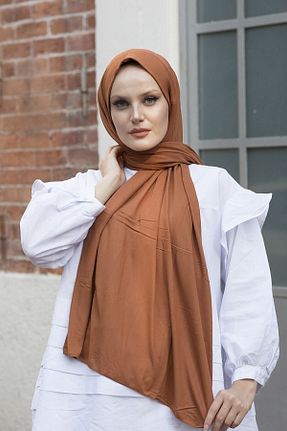 شال نارنجی زنانه ویسکون Stella - کد 87887290