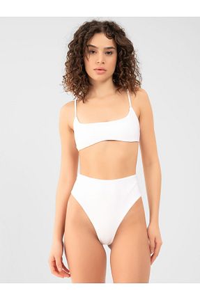 پائین تنه بیکینی سفید زنانه ساده PINKYSWIM - کد 820275936