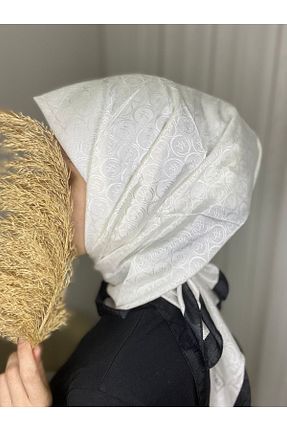 شال بژ زنانه پنبه پلی استر Orkide - کد 858282003