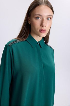 تونیک حجاب سبز زنانه بافتنی Zühre - کد 858212596