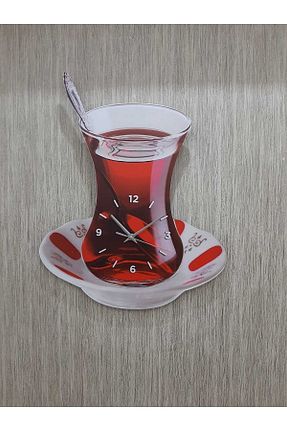 ساعت دیواری قهوه ای 40 * 40 TUĞBArt - کد 784912279