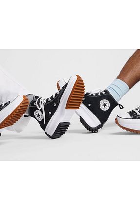 کفش اسنیکر مشکی زنانه بند دار Converse - کد 858323960