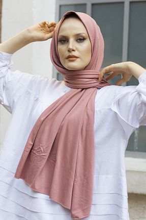 شال صورتی زنانه ویسکون Genel Markalar - کد 87885677
