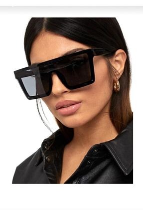 عینک آفتابی مشکی زنانه UV400 ONNObutik - کد 63172978