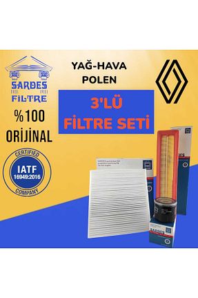 ست فیلتر خودرو Sardes - کد 832358168