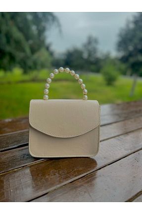 کیف دوشی بژ زنانه چرم مصنوعی MODA ELF - کد 837675512