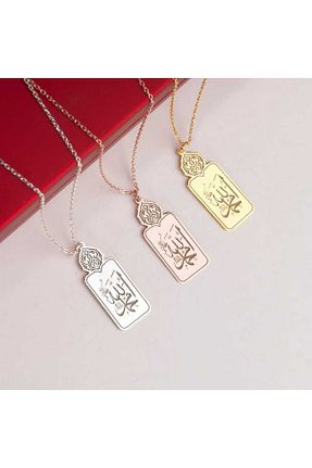 گردنبند نقره سفید زنانه 925 عیار Silver Self - کد 858359781