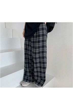 شلوار کرمگن مشکی زنانه اورسایز RE7EDİ - کد 858359916