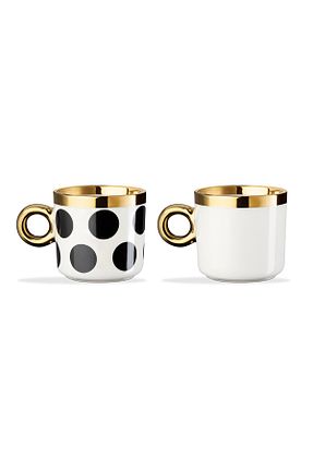 لیوان آب طلائی استخوان چینی Madame Coco - کد 844157711