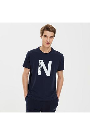 تیشرت سرمه ای مردانه رگولار Nautica - کد 772499591