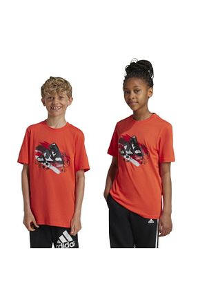 تیشرت اسپرت صورتی بچه گانه رگولار adidas - کد 857635019
