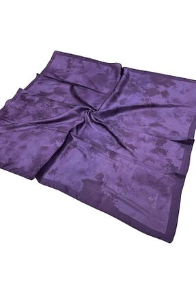 روسری بنفش پلی استر Silk Home - کد 809794172