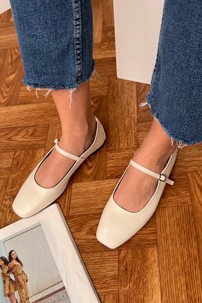 بابت بژ زنانه پلی اورتان Mupa Shoes - کد 813015123