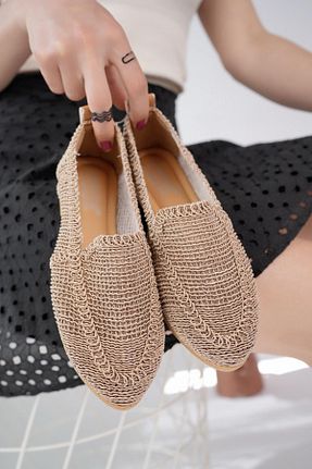 بابت قهوه ای زنانه پارچه ای Moda Frato - کد 813791110