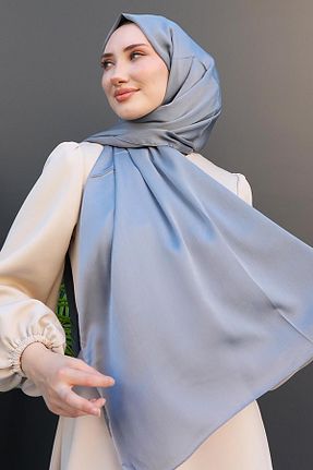 شال طوسی زنانه پلی استر GİYZAMİLA - کد 930956205