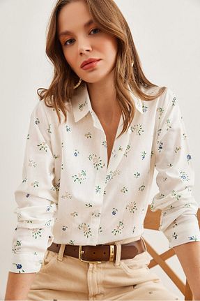 پیراهن سبز زنانه رگولار Olalook - کد 858168183