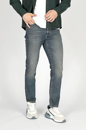 شلوار جین آبی مردانه پاچه تنگ Lee Cooper - کد 858146740
