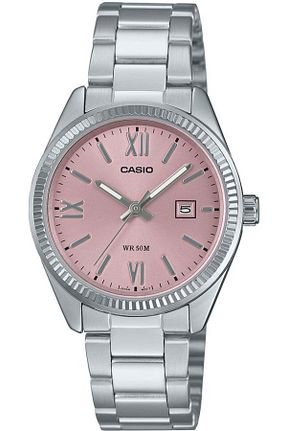 ساعت مچی صورتی زنانه 31-35 میلی متر Casio - کد 852442775