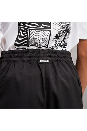 شلوارک ساحلی مشکی بچه گانه پلی استر Decathlon - کد 318270077