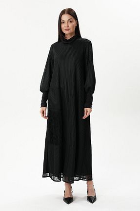 لباس مشکی زنانه بافتنی MAQ DESIGN - کد 858168420