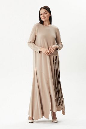 لباس بژ زنانه بافتنی MAQ DESIGN - کد 858168918