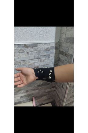 دستبند جواهر مشکی زنانه فلزی MFC - کد 858275153