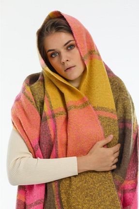 شال زرد زنانه پلی استر Luminos Butik - کد 155131552