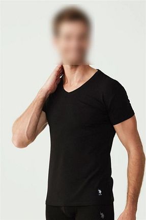 تیشرت مشکی مردانه اسلیم فیت U.S. Polo Assn. - کد 837483569
