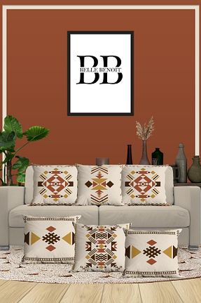 کوسن و روکش کوسن بژ لانه زنبوری میکرو Belle Benoit - کد 696245884