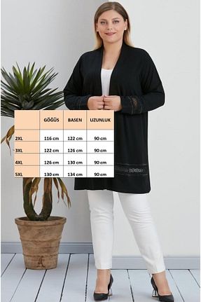 رویه سایز بزرگ مشکی زنانه ویسکون FOR ESRA BIG TREND - کد 771604315