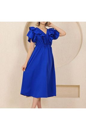 لباس آبی زنانه بافتنی msm fashion - کد 827565622