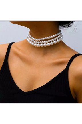 چوکر سفید فلزی HALHALMILL - کد 257780165