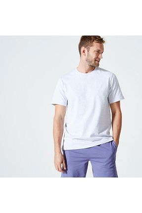 تیشرت اسپرت طوسی مردانه رگولار Decathlon - کد 658593926