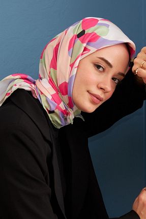 روسری رنگی پنبه پلی استر Sultan Eşarp - کد 772265962