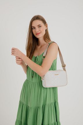 کیف دوشی سفید زنانه ساتن Fossil - کد 695783982