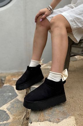 بوت / نیم بوت مشکی زنانه جیر SHOEBELLAS - کد 858317716