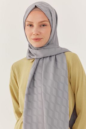 شال طوسی زنانه پنبه پلی استر MİRSOY SCARF - کد 845548763