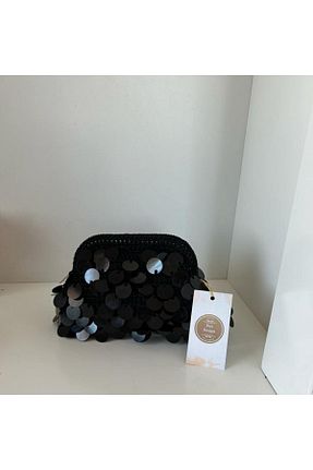 کیف مجلسی مشکی زنانه پارچه ای PeriStore - کد 802538599