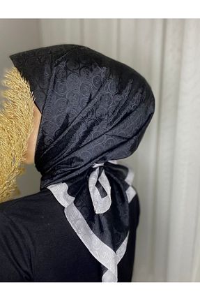 شال مشکی زنانه پنبه پلی استر Orkide - کد 858204157