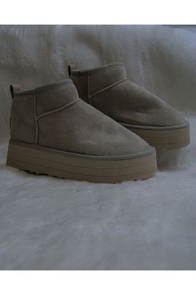 بوت / نیم بوت بژ زنانه جیر M Miel - کد 768602484