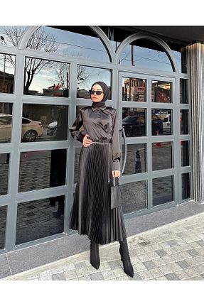 دامن حجاب مشکی زنانه جین Genel Markalar - کد 652356376