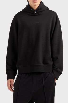 سوئیشرت مشکی مردانه چاپی Armani Exchange - کد 858290926